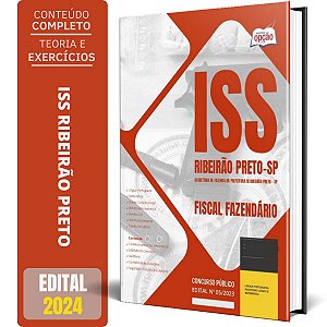 Apostila ISS Ribeirão Preto SP 2024 - Fiscal Fazendário