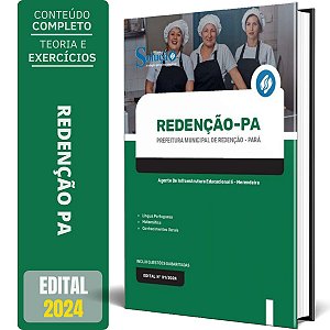 Apostila Prefeitura de Redenção PA 2024 - Agente de Infraestrutura Educacional II - Merendeira