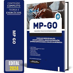 Apostila MP GO 2024 - Comum aos Cargos de Analista