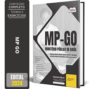 Apostila Concurso MP GO 2024 - Comum aos Cargos de Analista