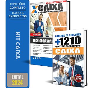 Kit Apostila Caixa Econômica Federal - TÉCNICO BANCÁRIO NOVO 2024