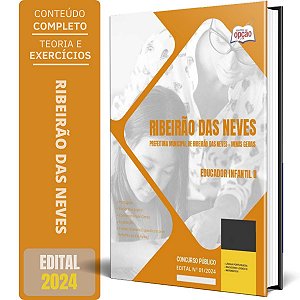 Apostila Prefeitura de Ribeirão das Neves MG 2024 - Educador Infantil II