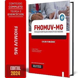 Apostila FHOMUV MG 2024 - Escriturário