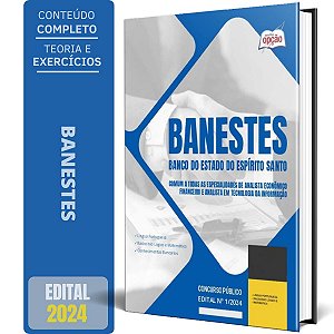 Apostila BANESTES 2024 - Comum Analista Econômico Financeiro