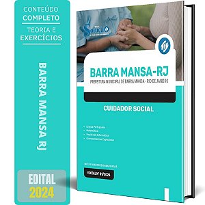 Apostila Prefeitura de Barra Mansa RJ 2024 - Cuidador Social