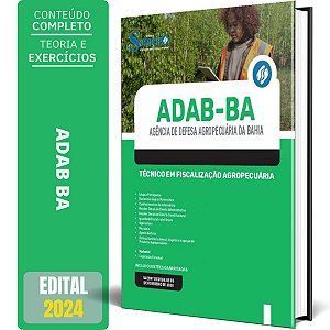 Apostila ADAB 2024 - Técnico em Fiscalização Agropecuária