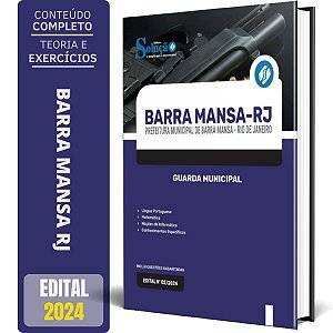 Apostila Prefeitura de Barra Mansa RJ 2024 - Guarda Municipal