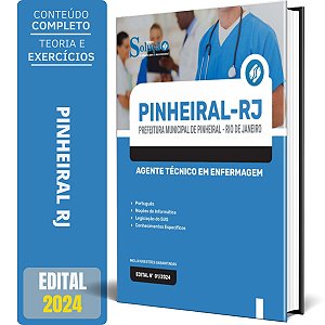 Apostila Prefeitura de Pinheiral RJ 2024 - Agente Técnico em Enfermagem