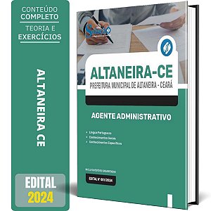 Apostila Prefeitura de Altaneira CE 2024 - Agente Administrativo