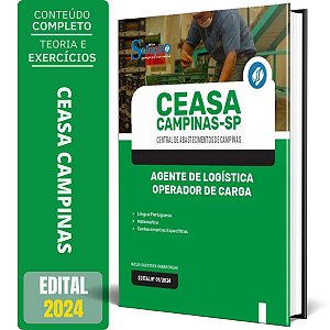 Apostila CEASA Campinas SP 2024 - Agente de Logística - Operador de Carga
