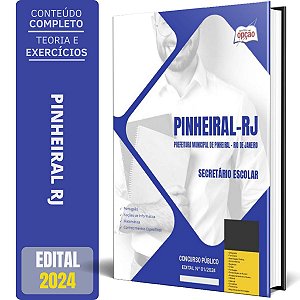 Apostila Prefeitura de Pinheiral RJ 2024 - Secretário Escolar