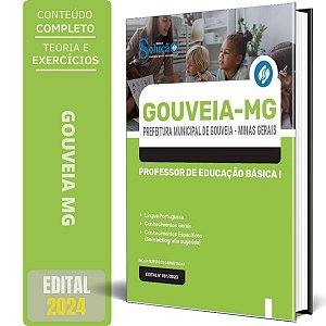 Apostila Prefeitura de Gouveia MG 2024 - Professor de Educação Básica I