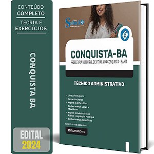 Apostila Prefeitura de Vitória da Conquista BA 2024 - Técnico Administrativo