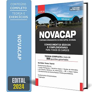 Apostila Novacap 2024 - Conhecimentos Básicos E Complementares