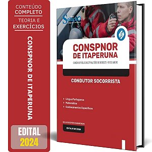 Apostila CONSPNOR de Itaperuna RJ 2024 - Condutor Socorrista