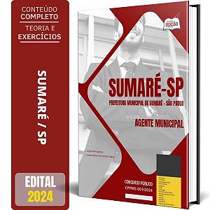 Apostila Prefeitura de Sumaré SP 2024 - Agente Municipal
