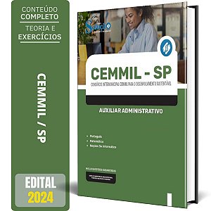 Apostila CEMMIL SP 2024 - Auxiliar Administrativo