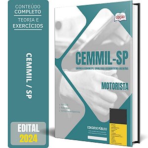 Apostila CEMMIL SP 2024 - Motorista