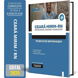Apostila Prefeitura de Ceará Mirim RN 2024 - Técnico de Enfermagem