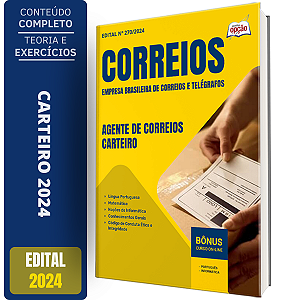 Apostila CORREIOS 2024 - Agente de Correios - CARTEIRO