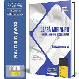 Apostila Prefeitura de Ceará Mirim RN 2024 - Técnico Administrativo