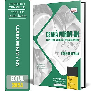 Apostila Prefeitura de Ceará Mirim RN 2024 - Técnico de Nutrição