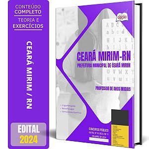 Apostila Prefeitura de Ceará Mirim RN 2024 - Professor de Anos Iniciais