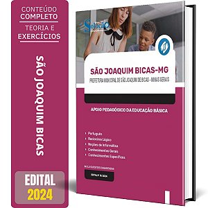 Apostila Prefeitura de São Joaquim de Bicas MG 2024 - Apoio Pedagógico da Educação Básica