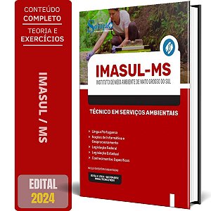 Apostila IMASUL MS 2024 - Técnico em Serviços Ambientais