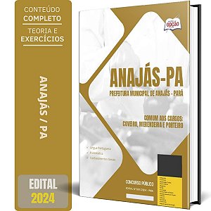 Apostila Prefeitura de Anajás PA 2024 - Comum aos Cargos: Coveiro, Merendeira e Porteiro