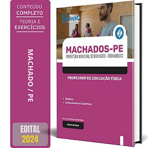 Apostila Prefeitura de Machados PE 2024 - Professor de Educação Física