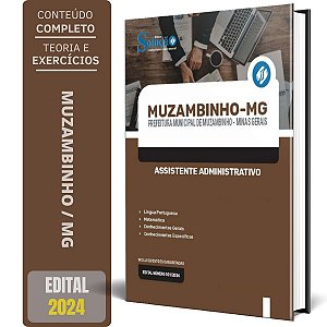 Apostila Prefeitura de Muzambinho MG 2024 - Assistente Administrativo