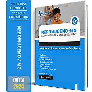Apostila Prefeitura de Nepomuceno MG 2024 - Assistente Técnico de Educação Básica