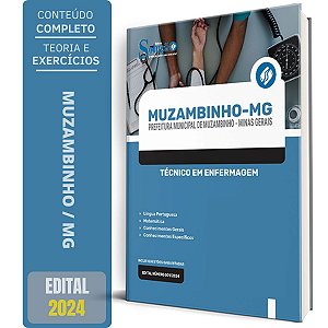Apostila Prefeitura de Muzambinho MG 2024 - Técnico em Enfermagem