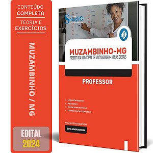 Apostila Prefeitura de Muzambinho MG 2024 - Professor
