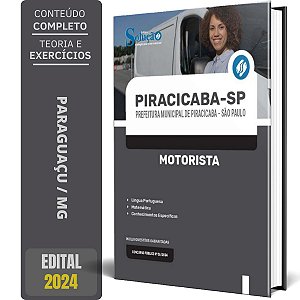 Apostila Prefeitura de Piracicaba SP 2024 - Motorista