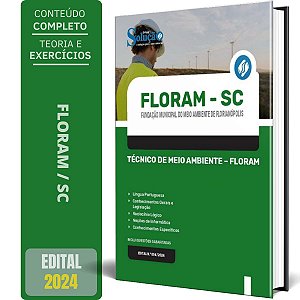Apostila FLORAM SC 2024 - Técnico de Meio Ambiente - FLORAM