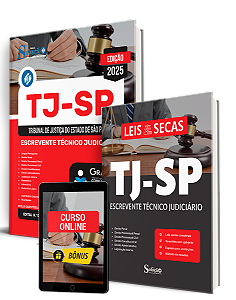 Apostila TJ SP 2025 - Escrevente Técnico Judiciário + 2 Bônus Exclusivos