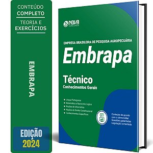 Apostila EMBRAPA 2024 - Técnico Classe A e B
