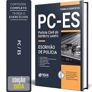Apostila PC ES 2024 - Escrivão de Polícia