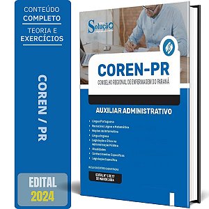 Apostila COREN PR 2024 - Auxiliar Administrativo