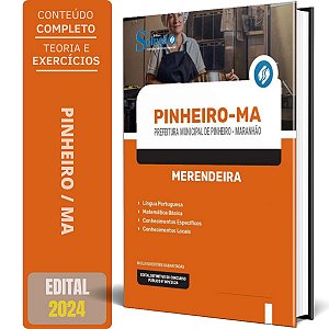 Apostila Prefeitura de Pinheiro MA 2024 - Merendeira
