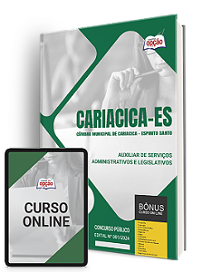 Apostila Câmara de Cariacica ES 2024 - Auxiliar de Serviços Administrativos e Legislativos