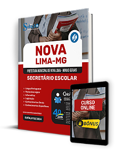 Apostila Prefeitura de Nova Lima MG 2024 - Secretário Escolar