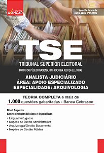 Apostila Tse Unificado 2024 - Analista Judiciário - Arquivologia