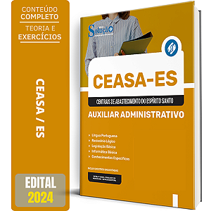 Apostila CEASA ES 2024 - Auxiliar Administrativo
