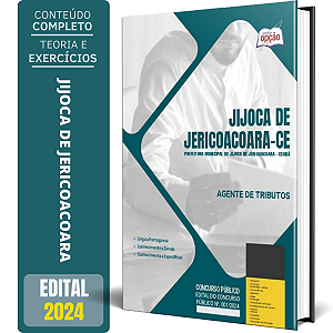 Apostila Prefeitura de Jijoca de Jericoacoara CE 2024 - Agente de Tributos