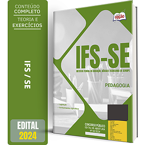 Apostila IFS SE 2024 - Pedagogia