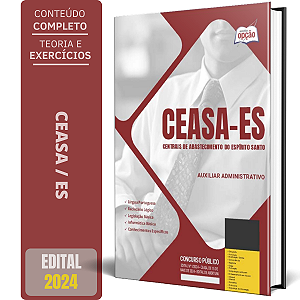 Apostila CEASA ES 2024 - Auxiliar Administrativo