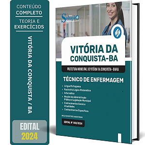 Apostila Prefeitura de Vitória da Conquista BA 2024 - Técnico de Enfermagem